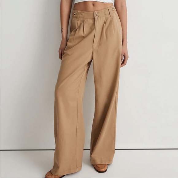 Madewell Pants - Madewell The Petite Harlow Wide Leg Pant